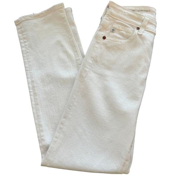 New ~ ADRIANO GOLDSCHMIED ~ AG Alexxis Crop High Rise Vintage Fit Jeans Size 24R - Picture 9 of 11